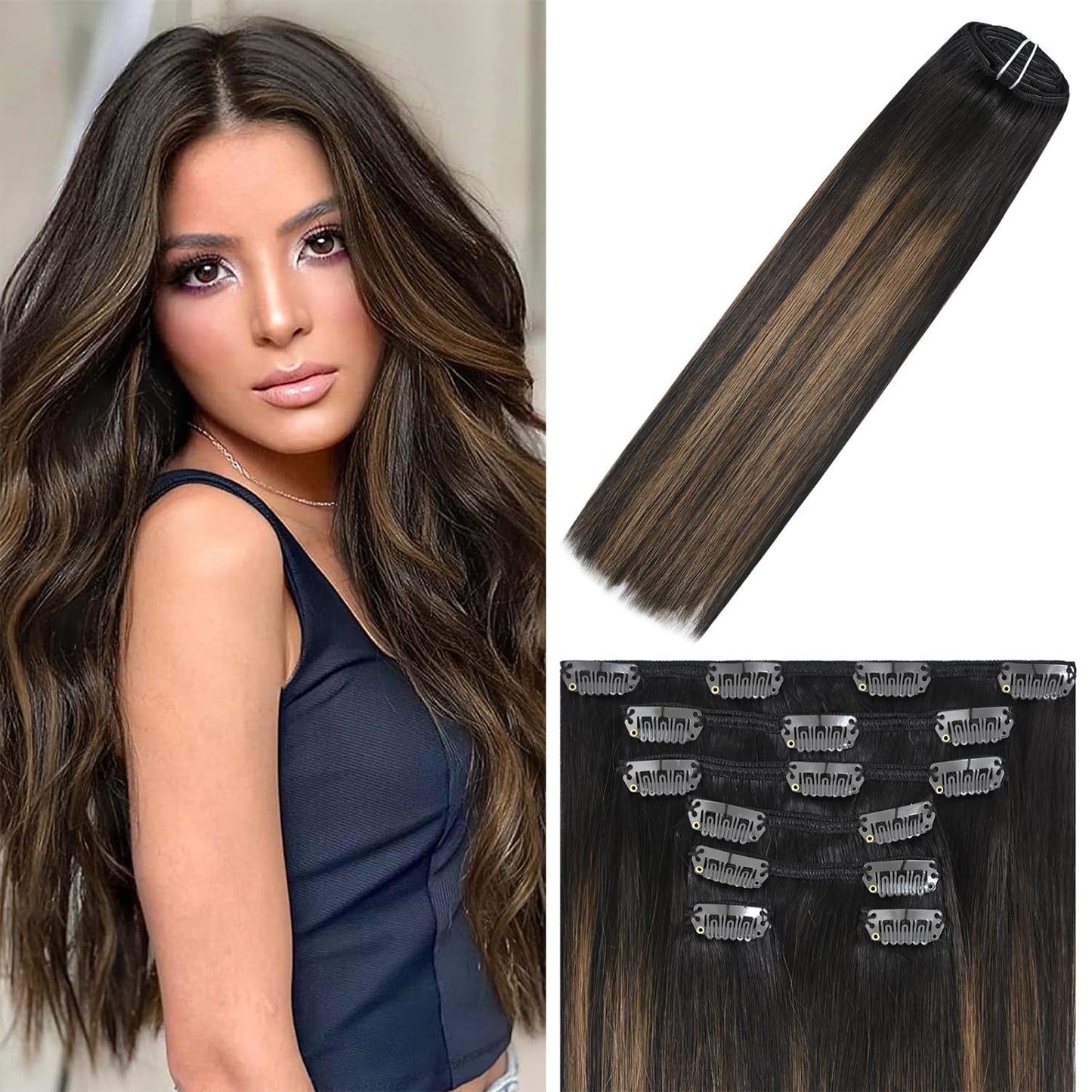 WindTouch Clip in Hair Extensions for Natural Look and Comfort