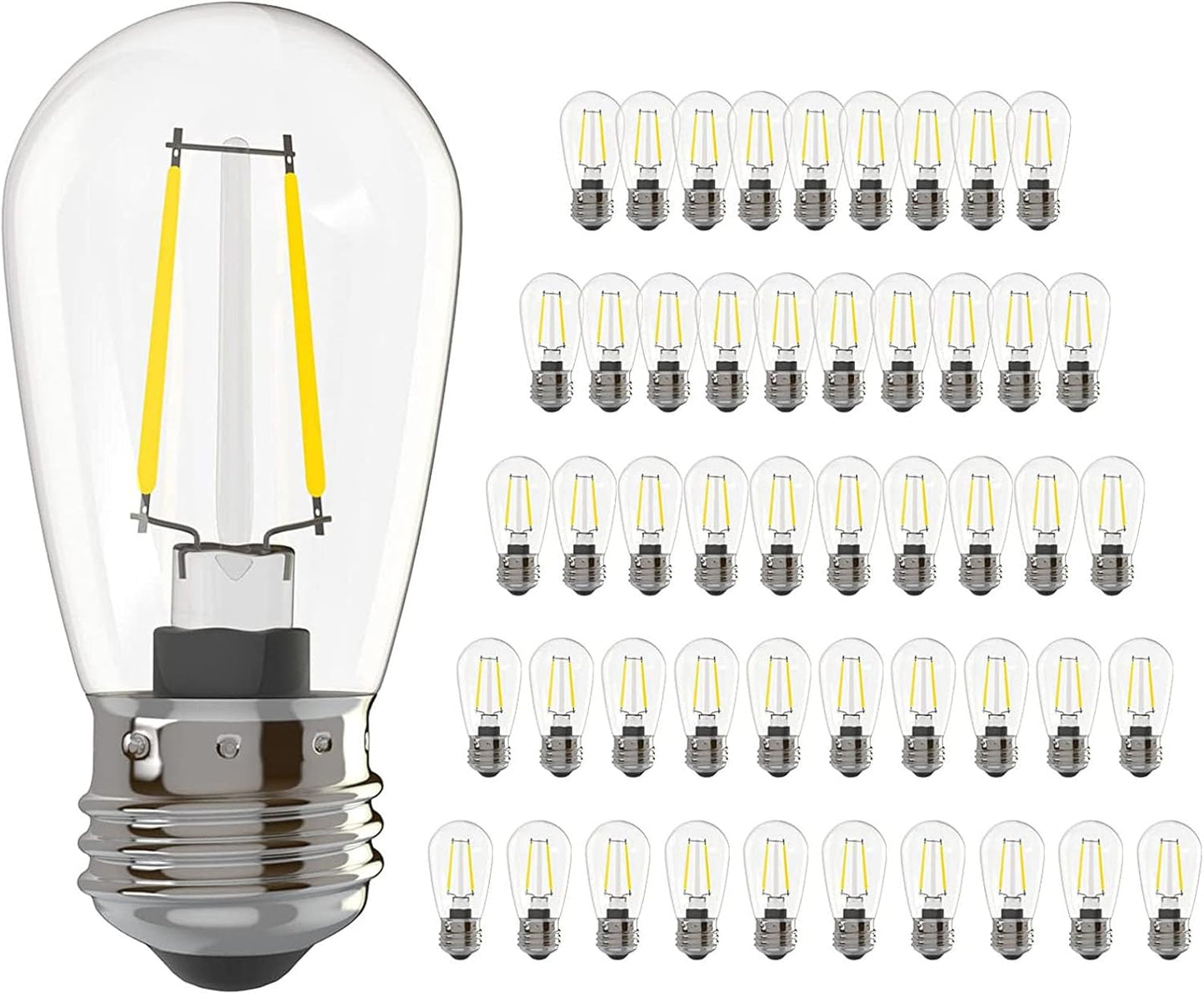 Banord Outdoor String Lights Vintage LED Bulbs for Cozy Spaces