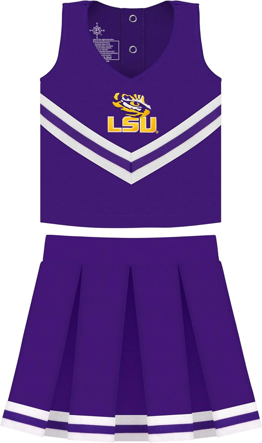 College Baby Youth Cheerleader Dress 3 Piece Set for Little Fans