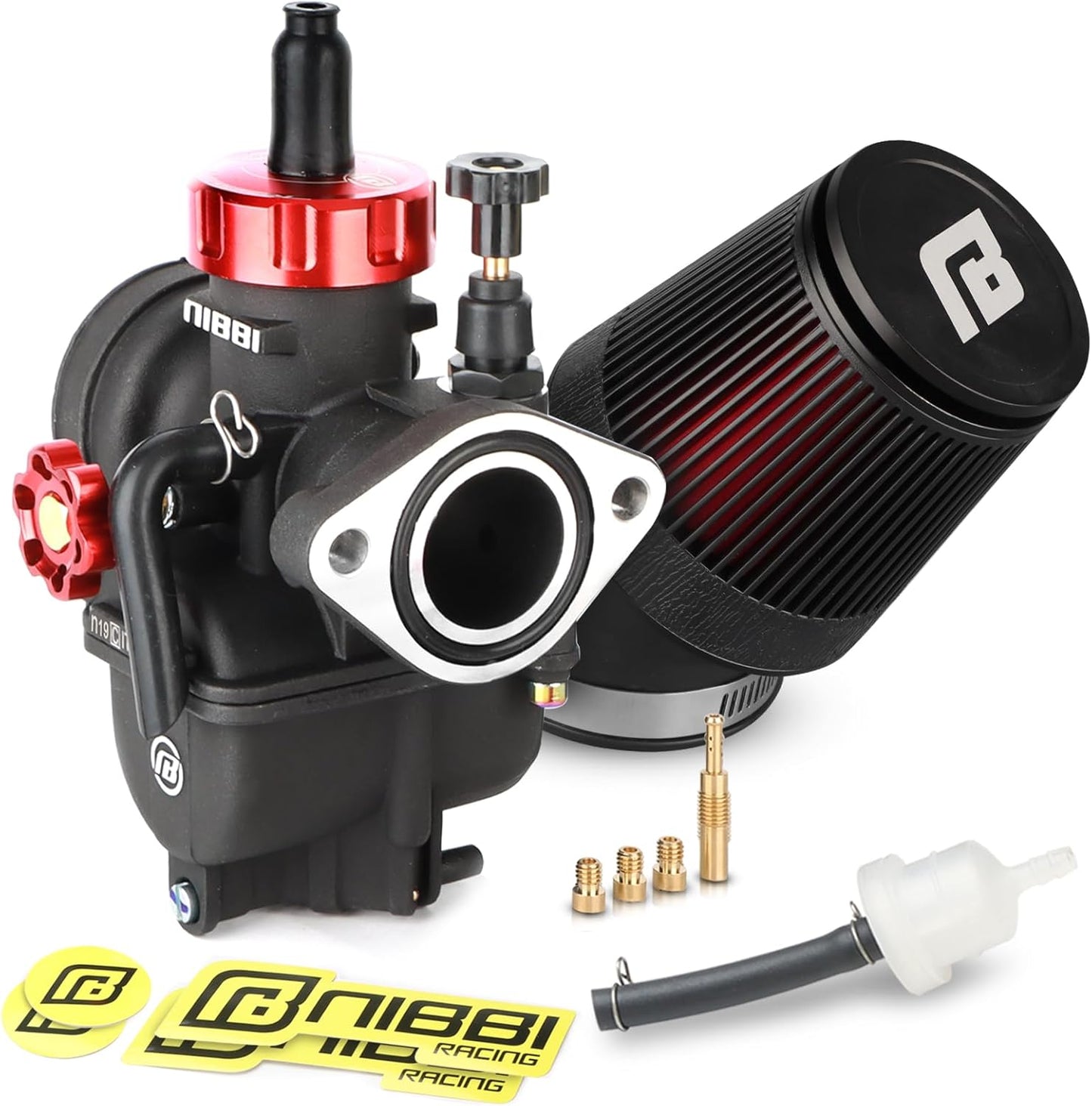 NIBBI 19mm Carburetor with CNC 48mm Air Filter Kit for 125cc