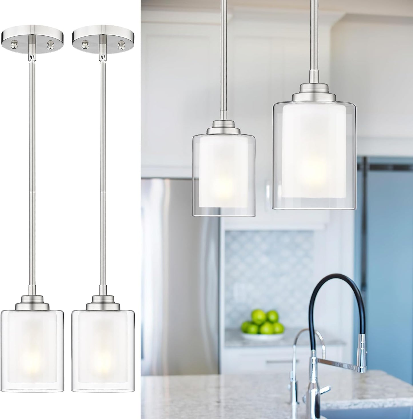 TENGXIN Modern Pendant Light for Kitchen Island and Dining Room