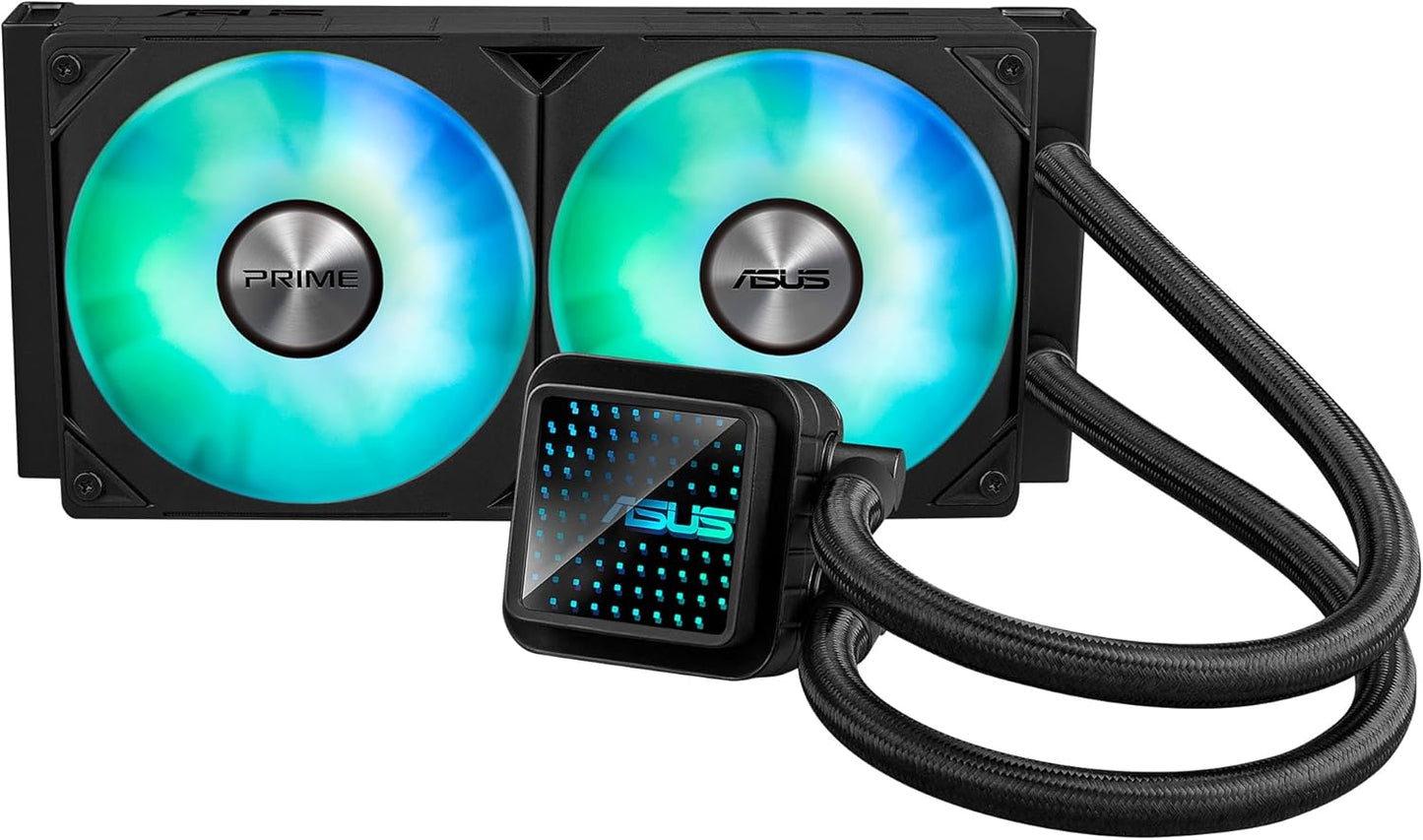 ASUS Prime LC 240 ARGB AIO CPU Liquid Cooler for AMD & Intel