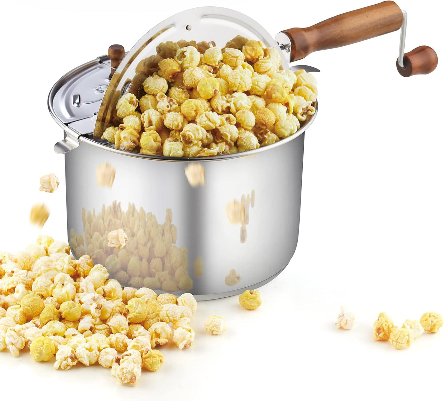 Delicious Homemade Popcorn in Minutes with Cook N Home Stovetop Popper!
