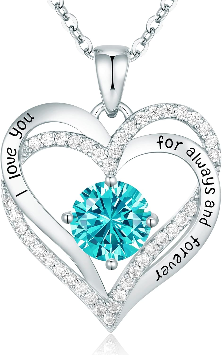 CDE Forever Love Heart Necklaces for Women - Perfect Gift Idea