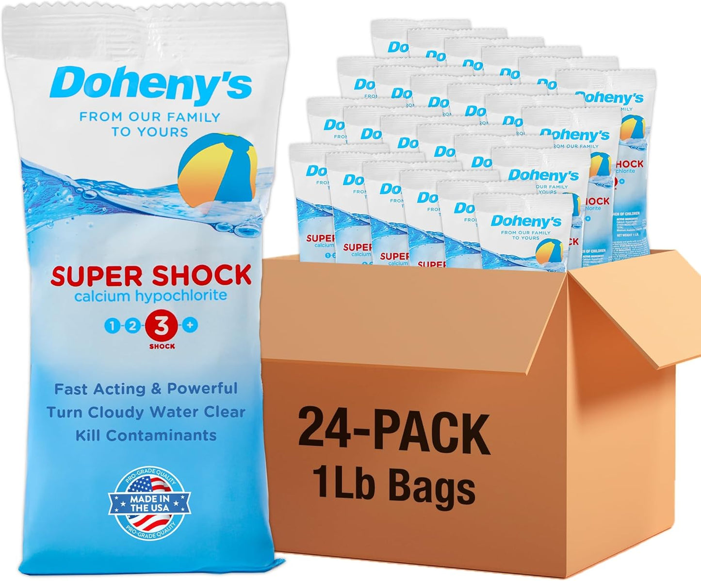 Doheny's Super Pool Shock - Fast-Acting Chlorine for Pools