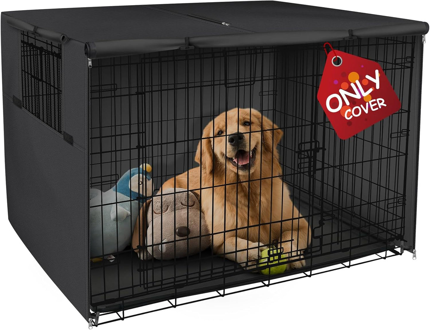 Explore Land Dog Crate Cover for 54 in Wire Cage - Heavy Duty