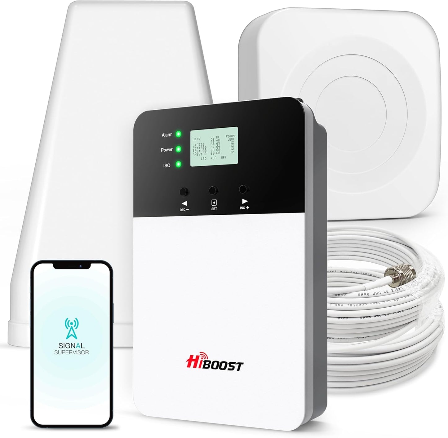 Cell Phone Booster for Home Office with Wide Coverage 8000 sq ft