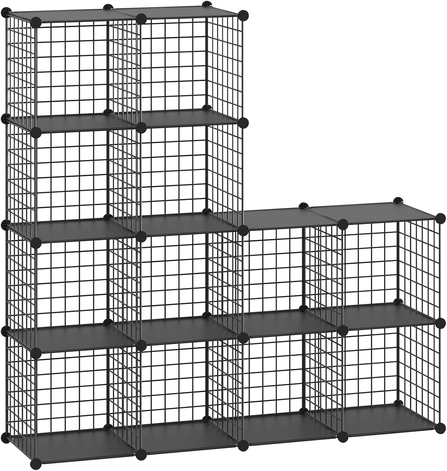 HUBSON Wire Cube Storage Organizer for Books, Toys, and More