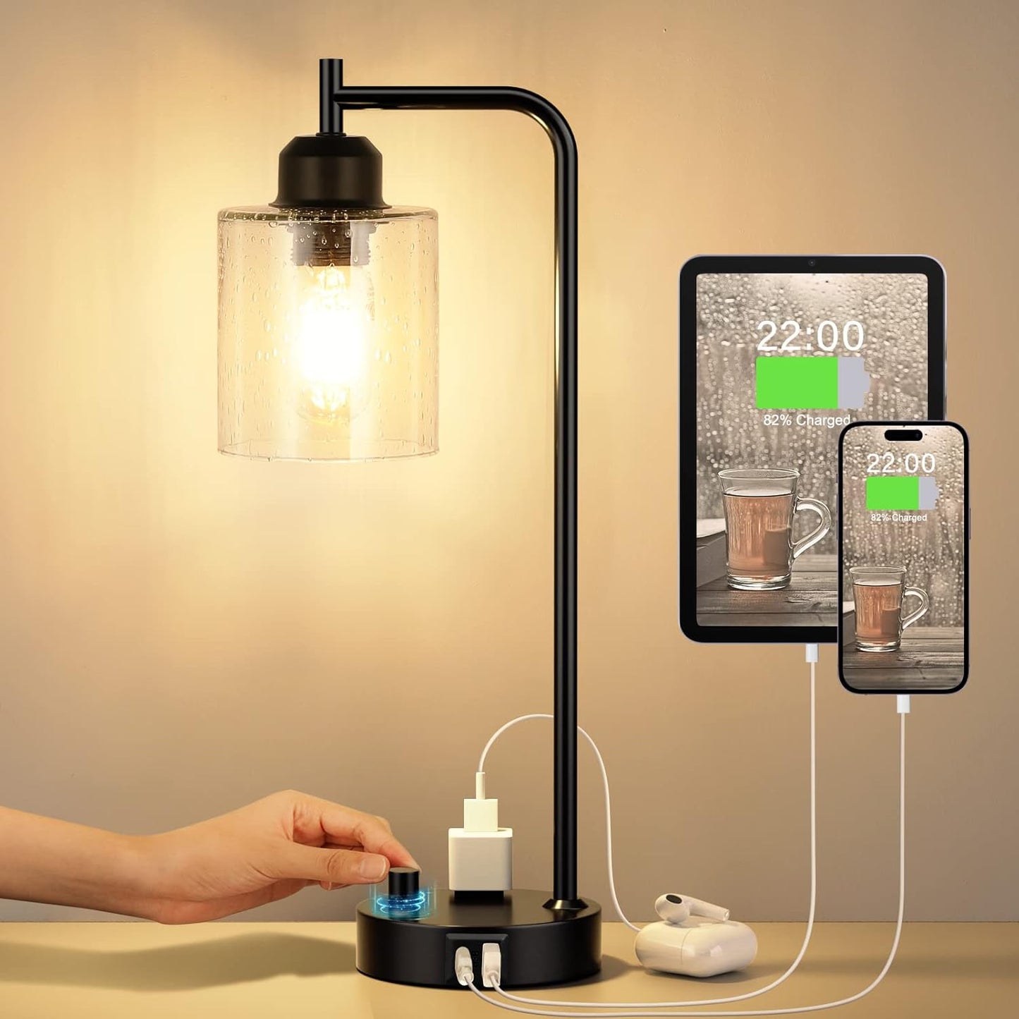 Innqoo: Dimmable USB Bedside Lamp