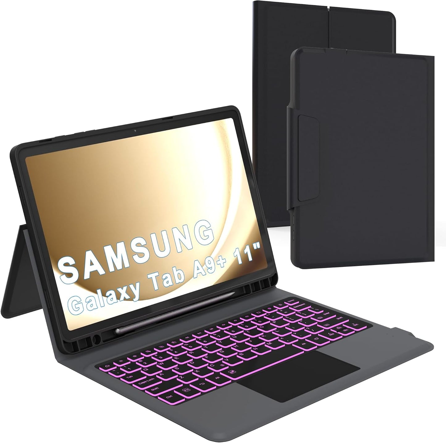 Keyboard Case for Samsung Galaxy Tab A9 Plus 11in with Touchpad