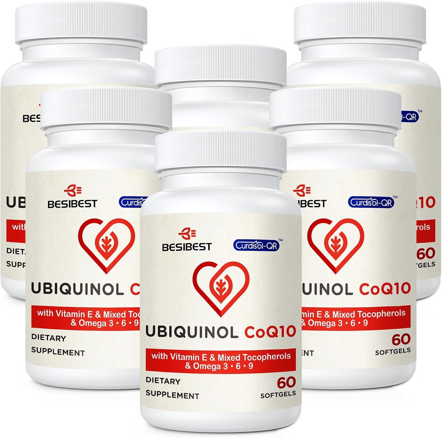 Ubiquinol CoQ10 600mg Softgel for Energy and Antioxidant Support