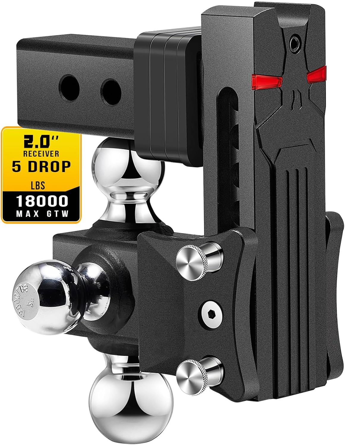 Airbird Adjustable Trailer Hitch Ball Mount for Safe Towing