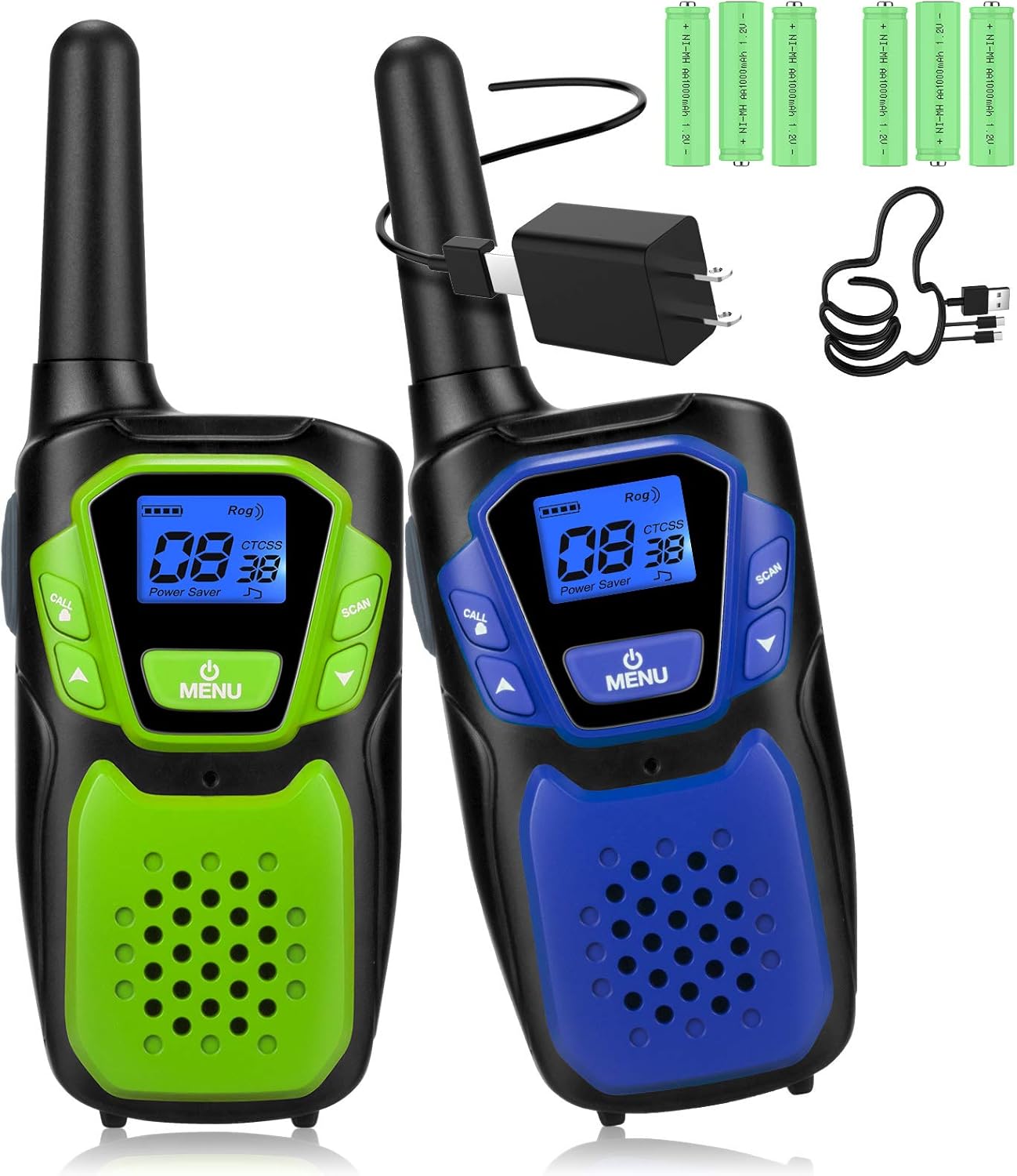 Topsung Walkie Talkies for Adults with Long Range and NOAA Alert