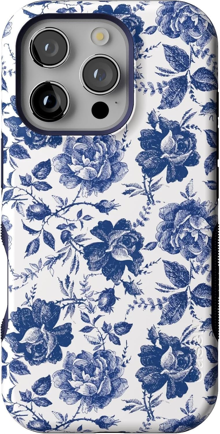 Casely iPhone 16 Pro Case - Bold Floral Design with Protection