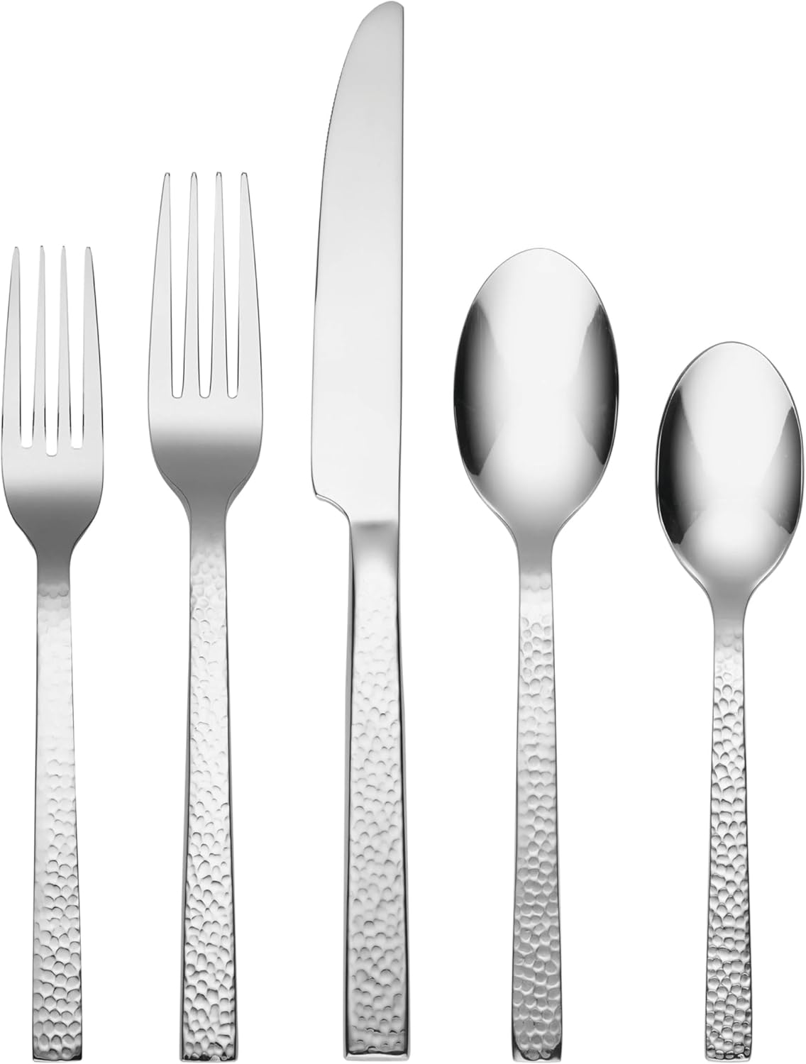 Oneida Chef's Table Hammered 20 Piece Flatware Set for 4