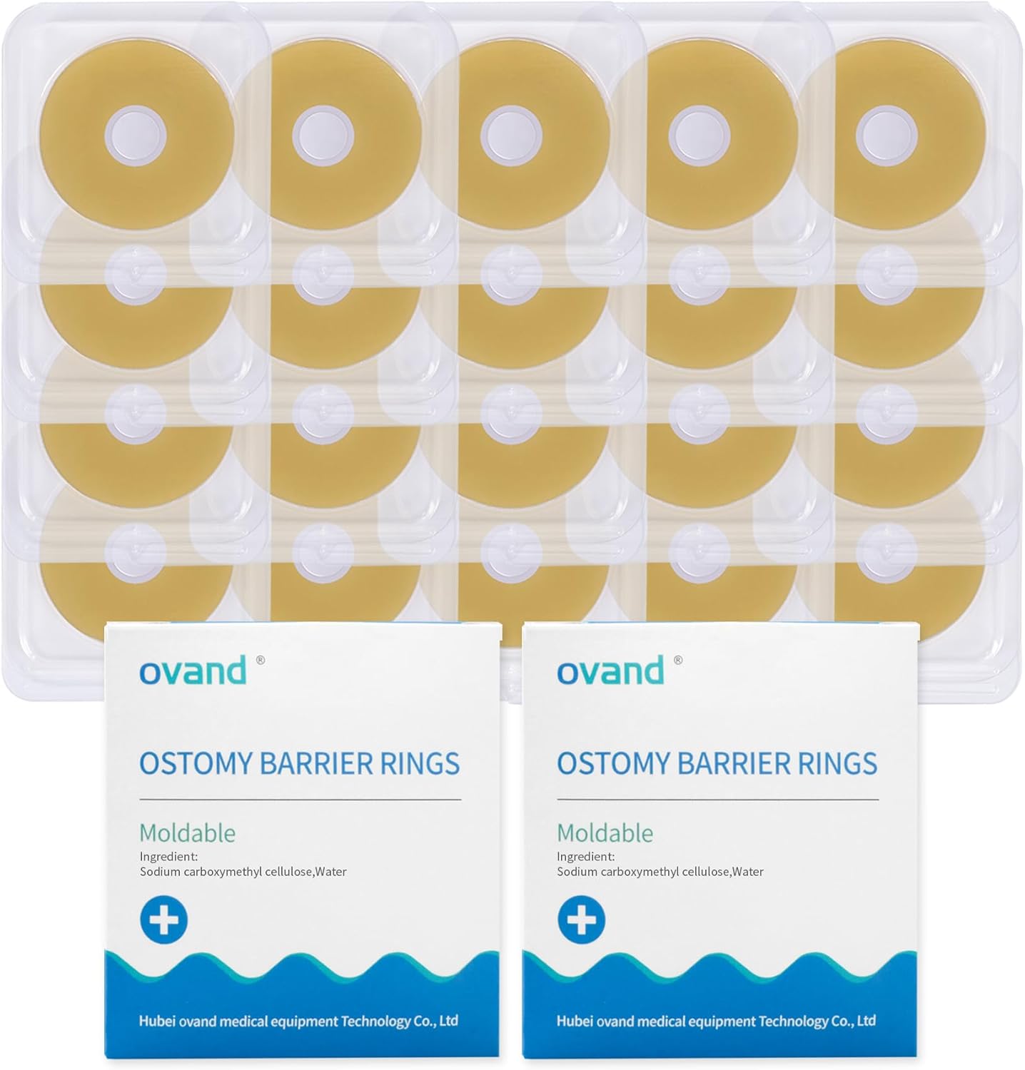 Ostomy Barrier Rings for Colostomy Bags - Moldable & Comfortable
