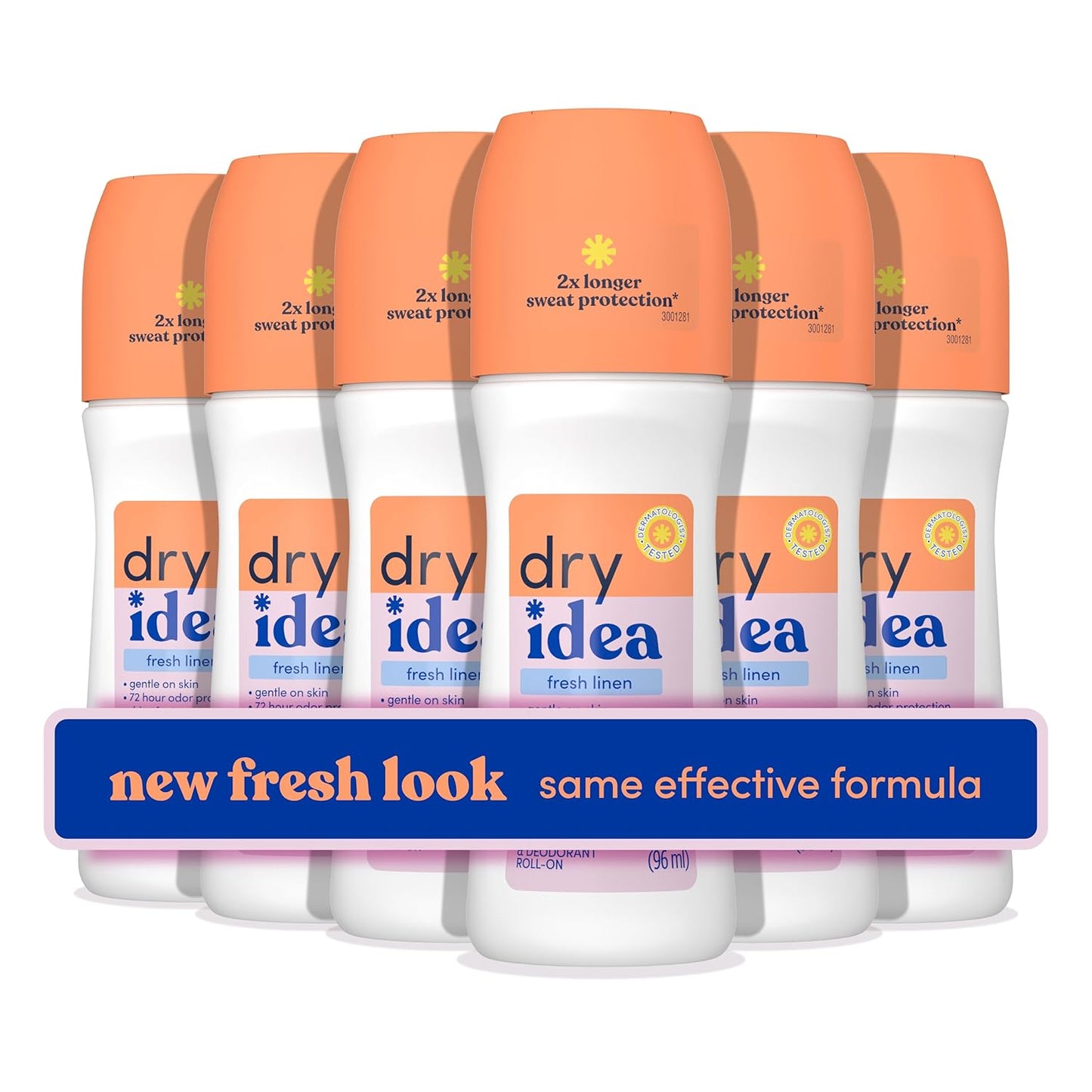 Dry Idea Fresh Linen Scent Roll On Deodorant for Women