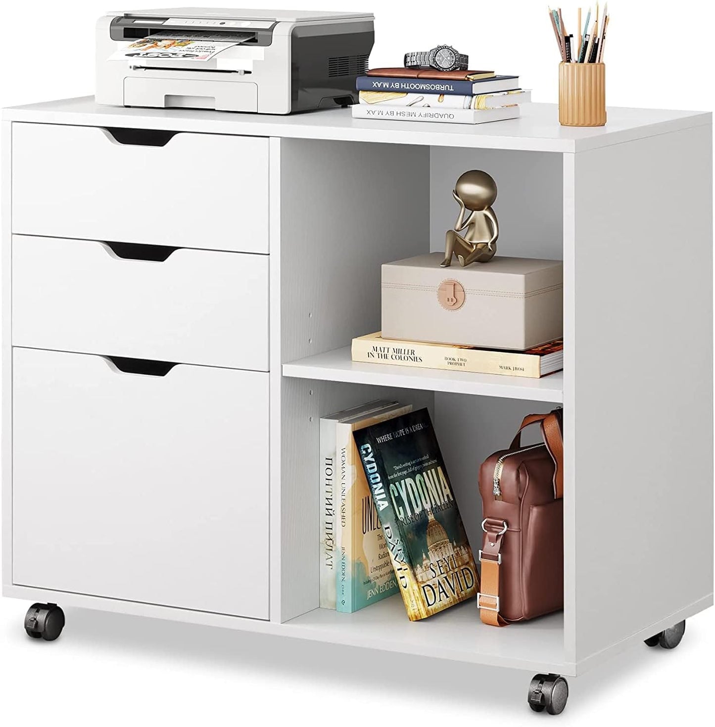 DEVAISE Mobile File Cabinet - Stylish Storage Solution