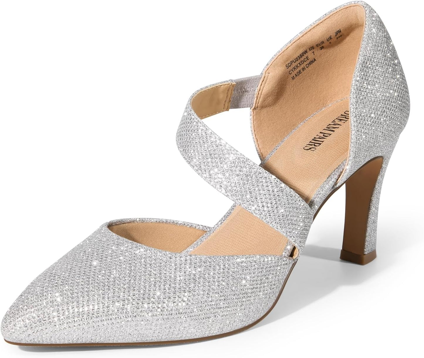 DREAM PAIRS Women's High Heels Pumps for Work and Weddings