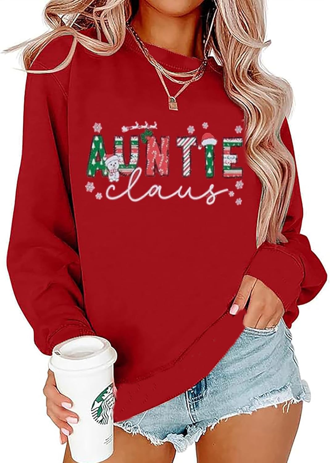 Merry Christmas Auntie Claus Sweatshirt