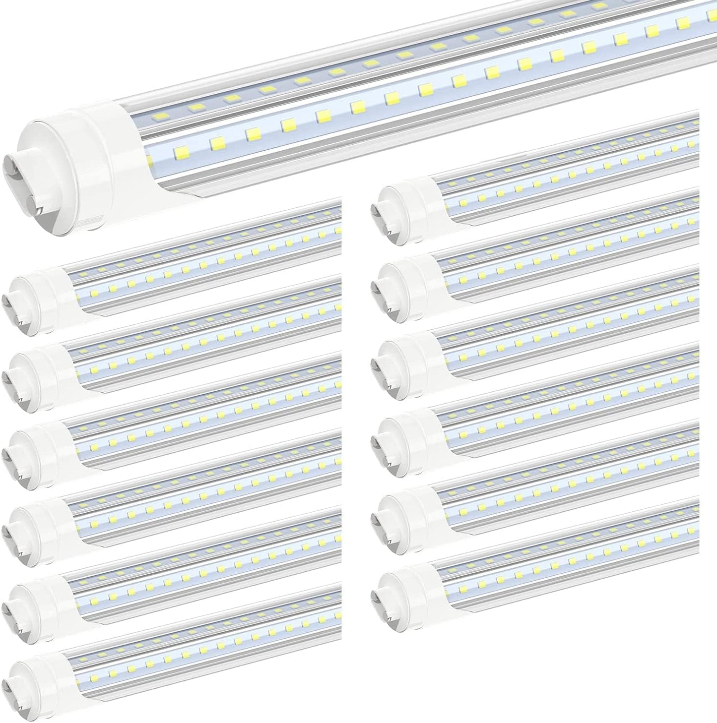 JESLED 8FT R17D LED Bulbs - Bright 7200LM Daylight Replacement