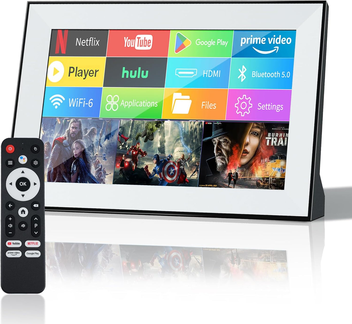 Portable TV with Touchscreen LCD for Home and Travel Use