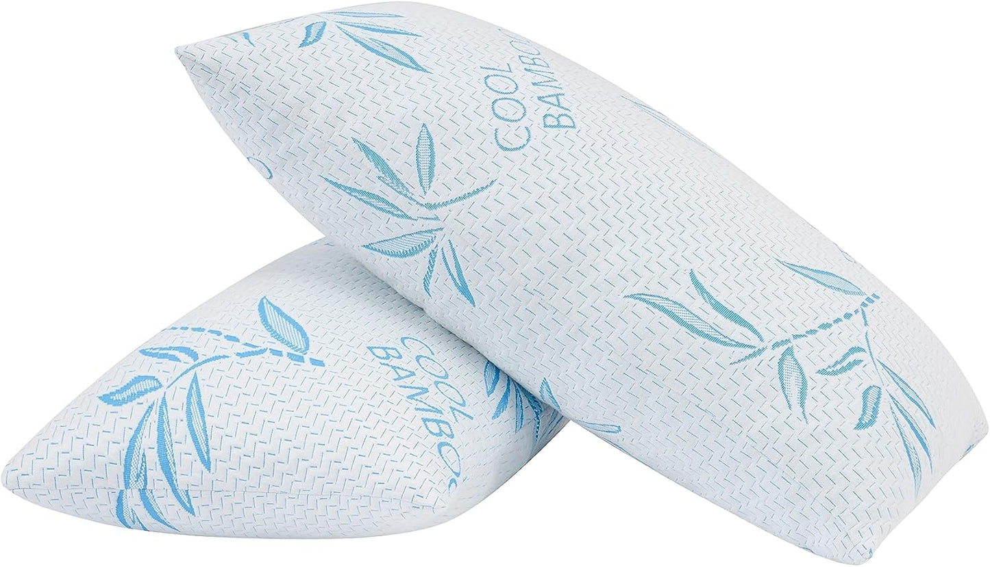 Cooling Shredded Memory Foam Pillow for Comfortable Sleep