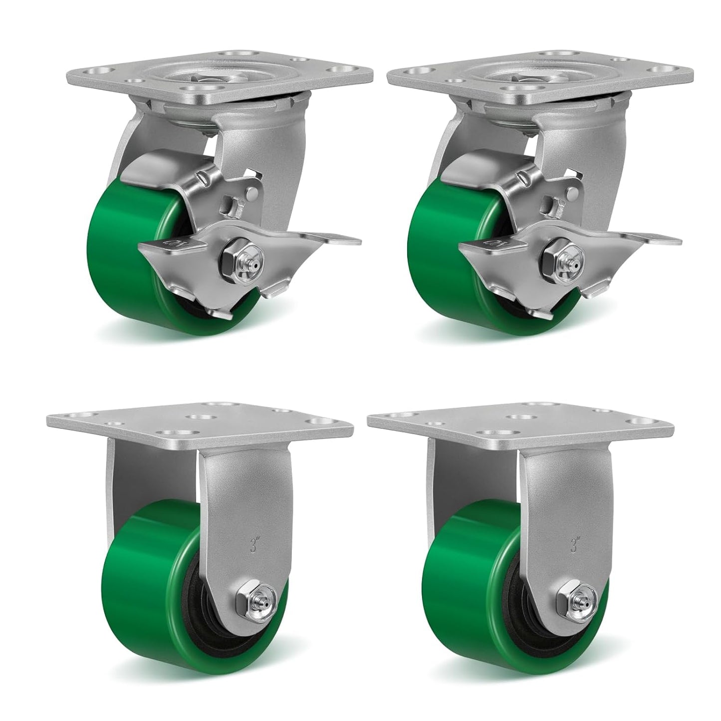 3 Inch Heavy Duty Caster Wheels with Strong Load-Bearing Capacity