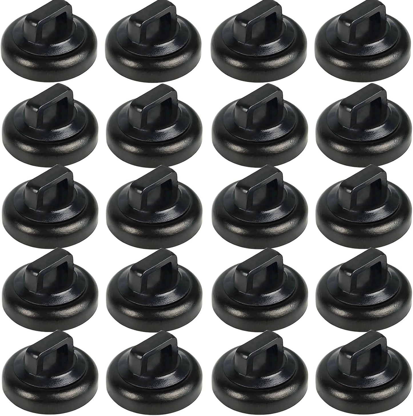Secure Cable Management Solution - Magnetic Zip Tie Mounts x20