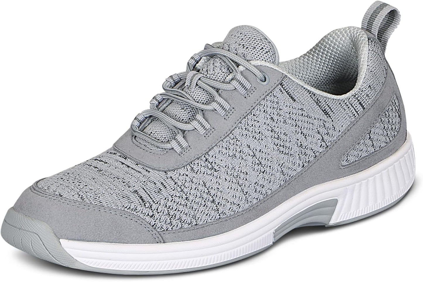 Orthofeet Men's Orthopedic Knit Lava Sneakers for Comfort
