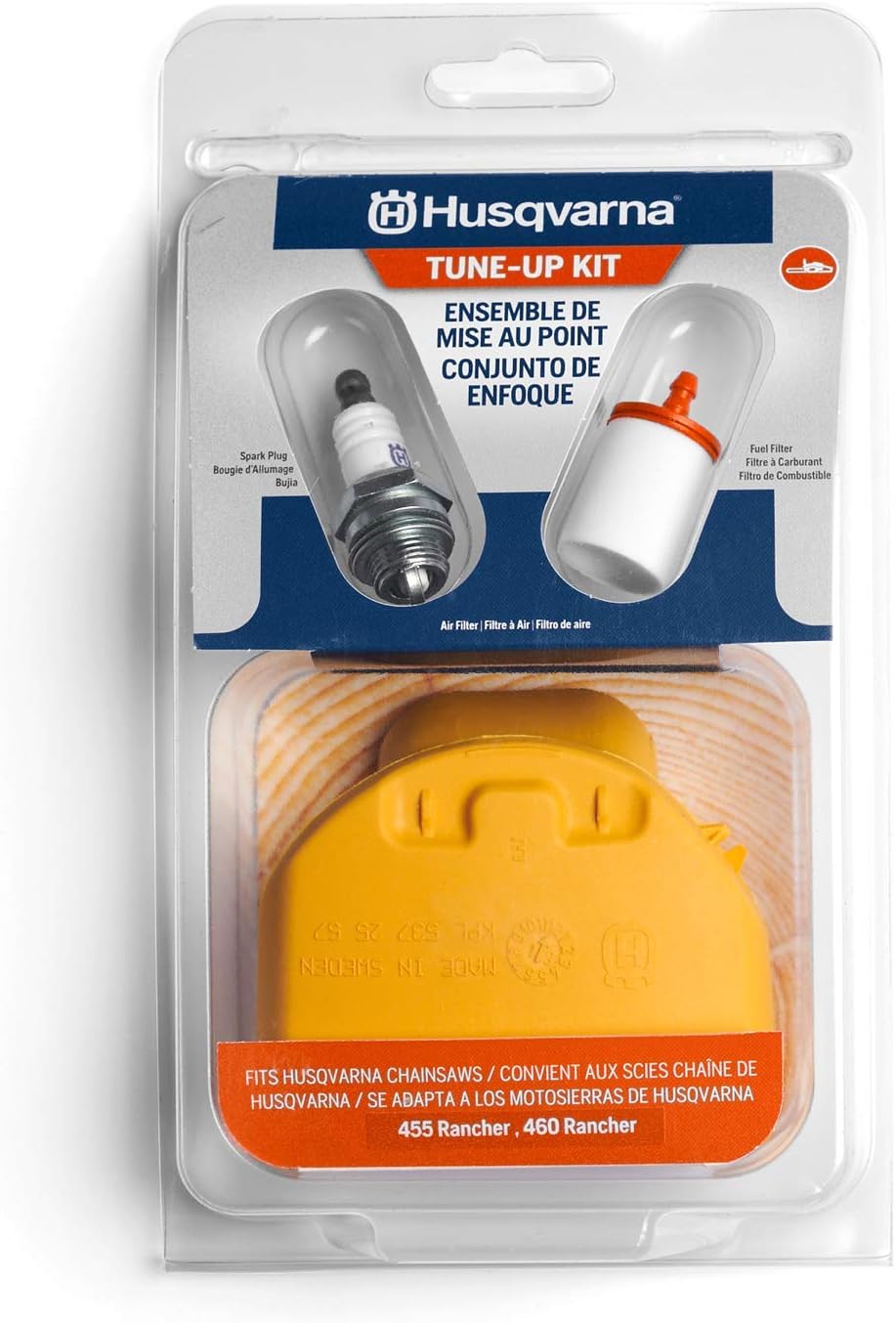 Husqvarna 455R 460R Chainsaw Maintenance Kit for Easy Tune Ups