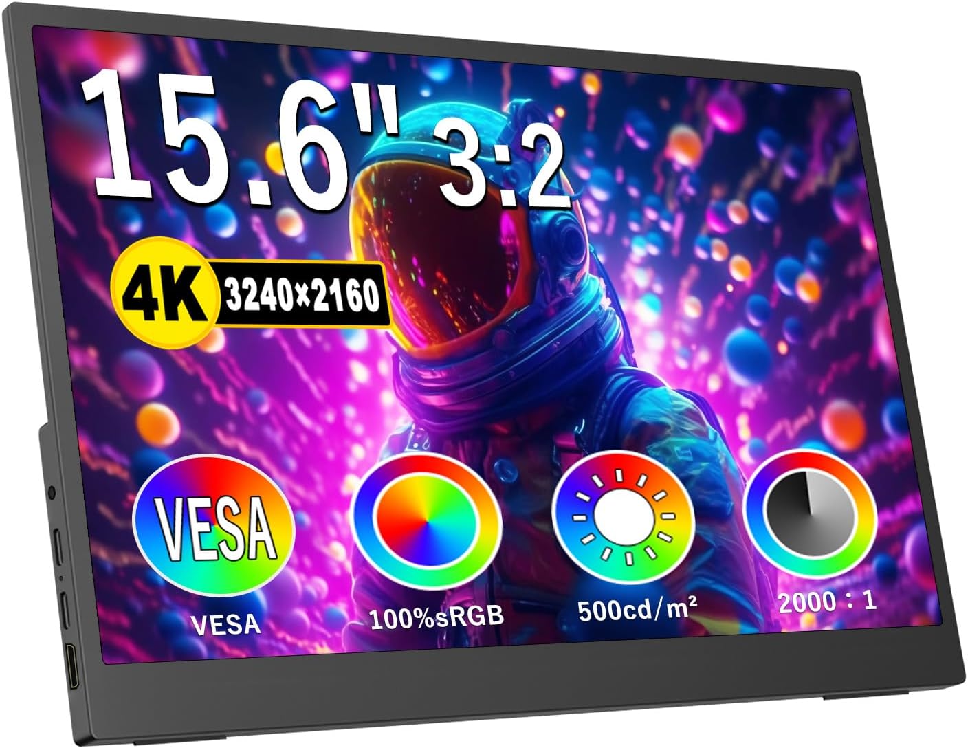 Topmonitor 15.6 4K Portable HDR Gaming Monitor
