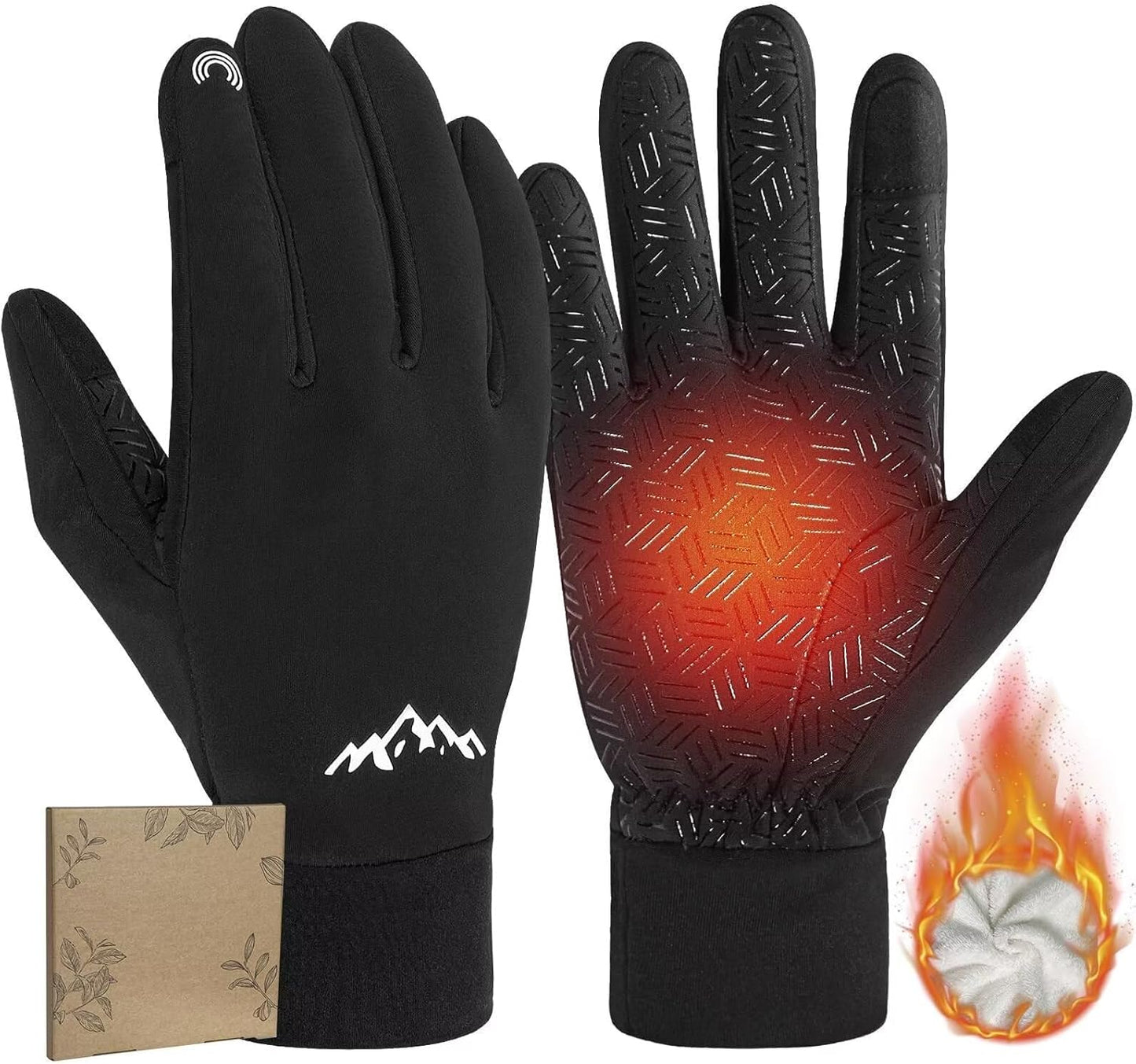 Pixel Panda Touchscreen Winter Gloves: Warm, Water-Resistant & Non-Slip