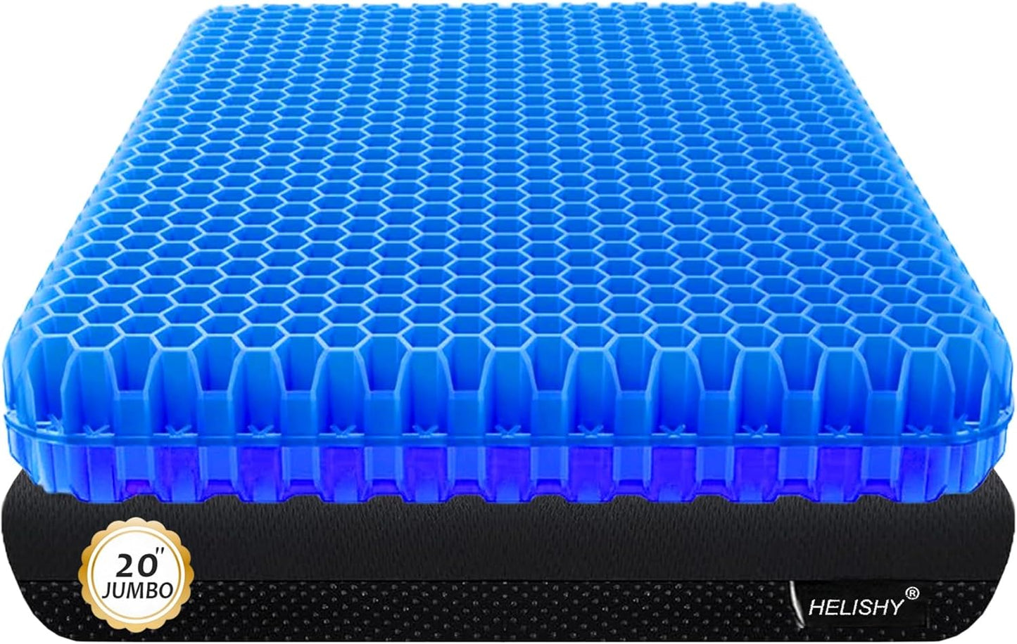 20 in Gel Seat Cushion for Long Sitting Pressure Relief