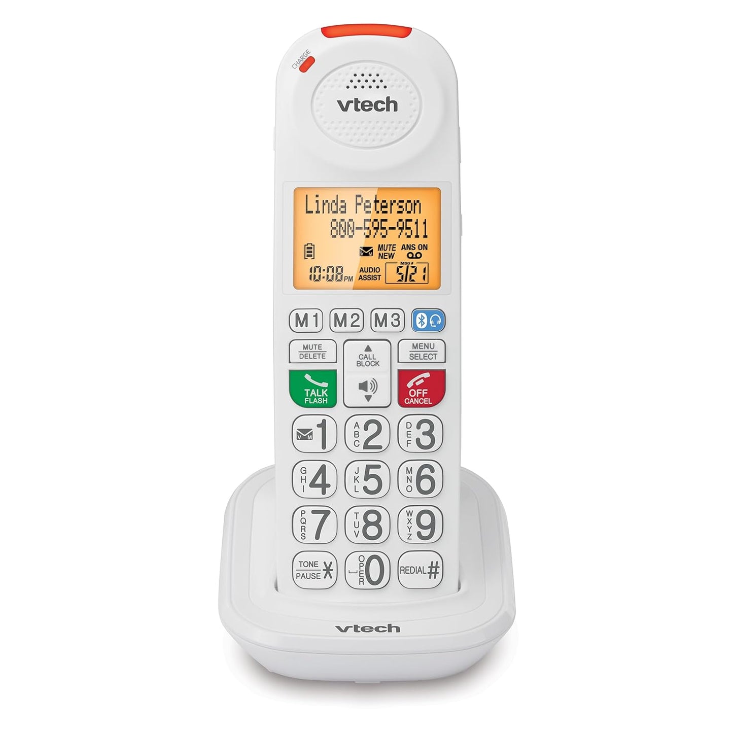 VTech SN5107 Amplified Handset with Big Buttons & Display