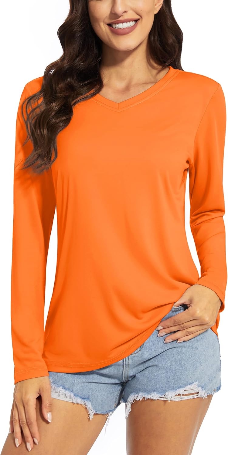 TACVASEN UPF 50+ Sun Protection Workout Top