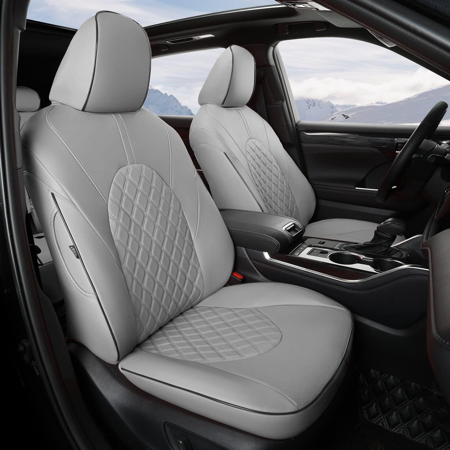 Customized Full Set Car Seat Covers for Toyota Highlander 2020-2025