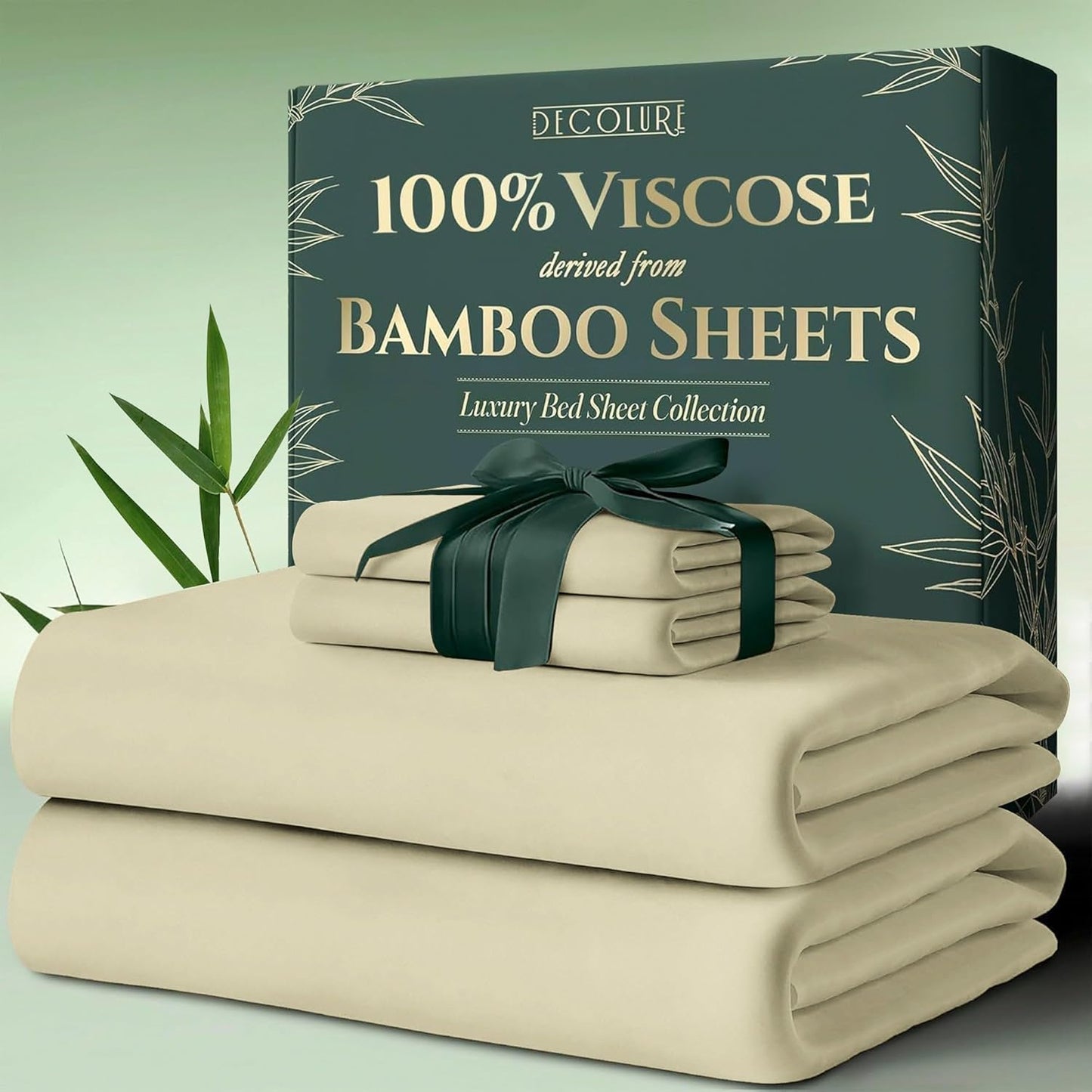 Viscose Derived from Bamboo Twin Sheets Set - Ultra Soft Comfort