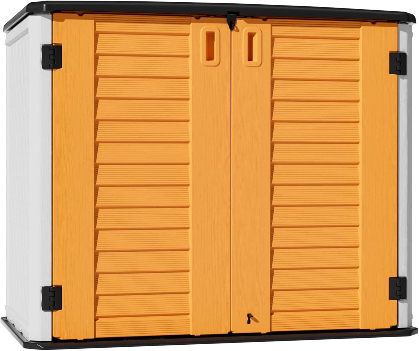 Mrosaa Waterproof Outdoor Storage Shed for Tools & More