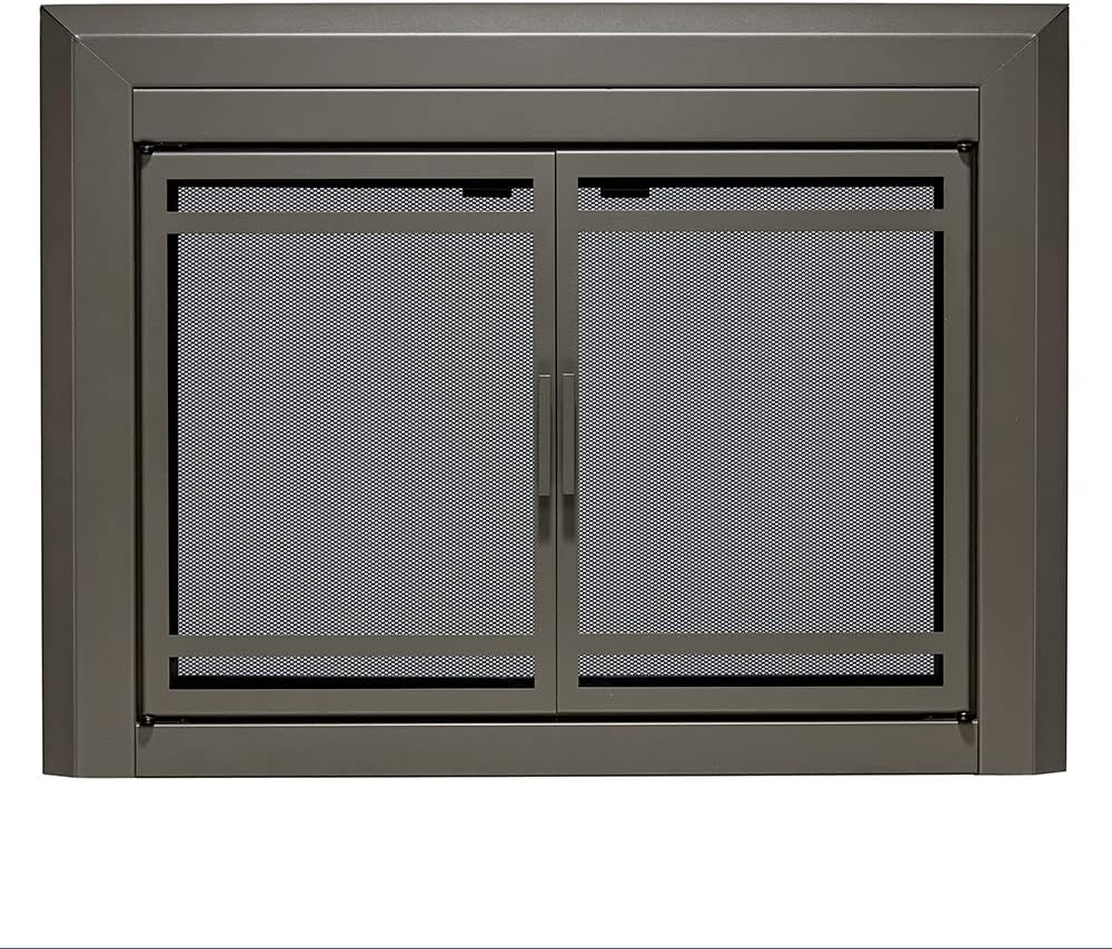 Kendall Cabinet-Style Fireplace Doors with Smoke Tempered Glass