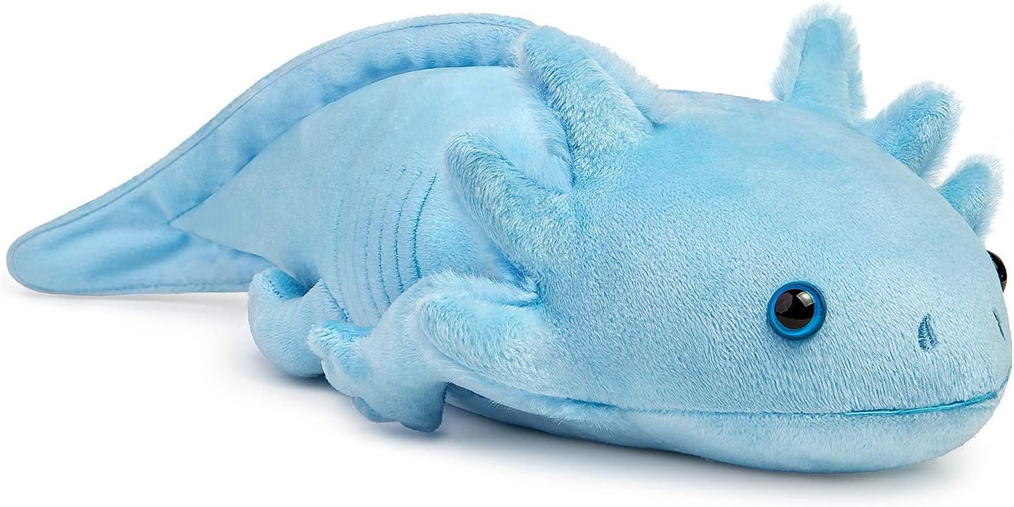 21 Inch Simulation Blue Axolotl Plush - Soft & Creepy Plushie Toy