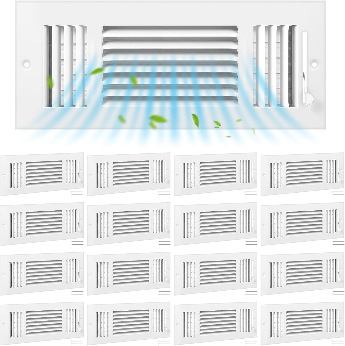 Improve Airflow with Zonon 18 Pcs 12x4 Inch Vent Covers