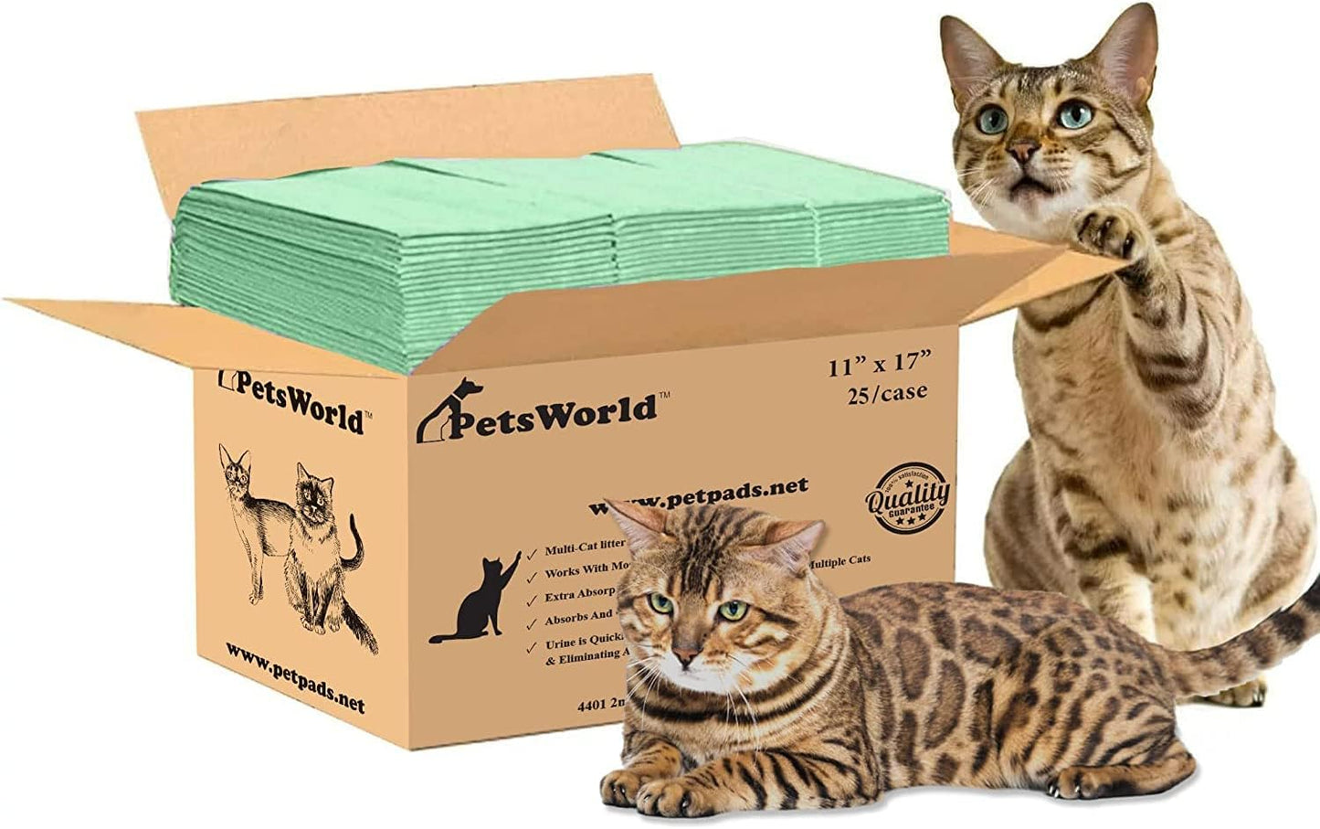 Ultra-Absorbent Multi Cat Pad Refills for Breeze Litter System