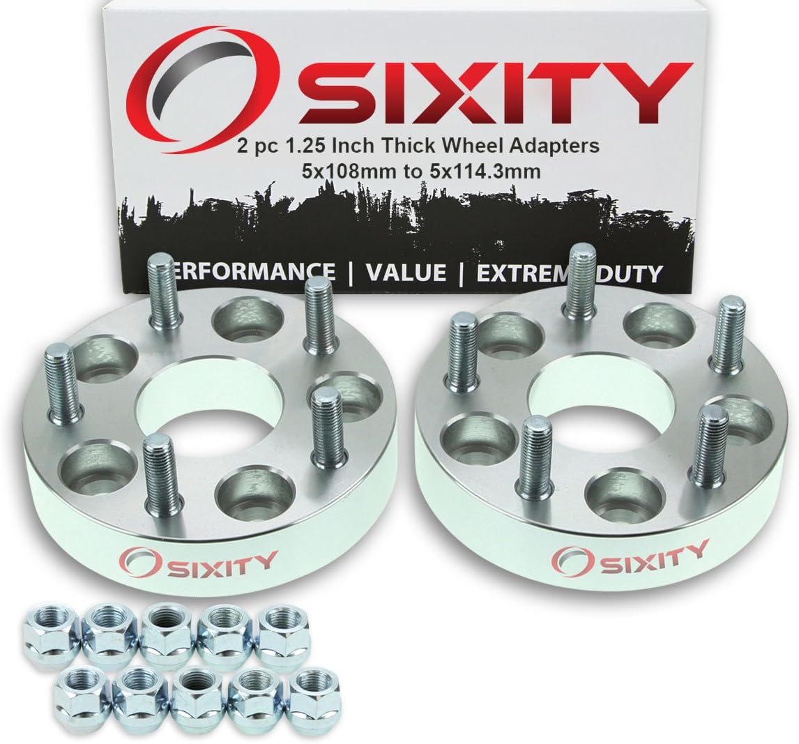 Enhance Stability: Sixity 1.25 Wheel Adapters - Pickup Truck SUV