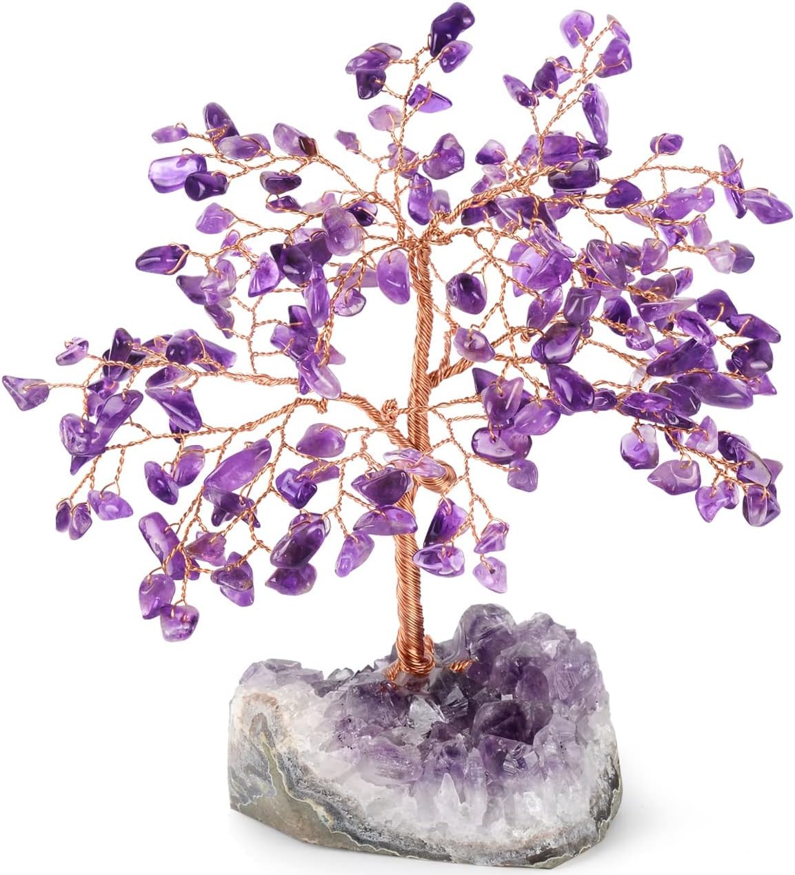 Handmade Chakra Gemstone Crystal Tree of Life for Home Decor