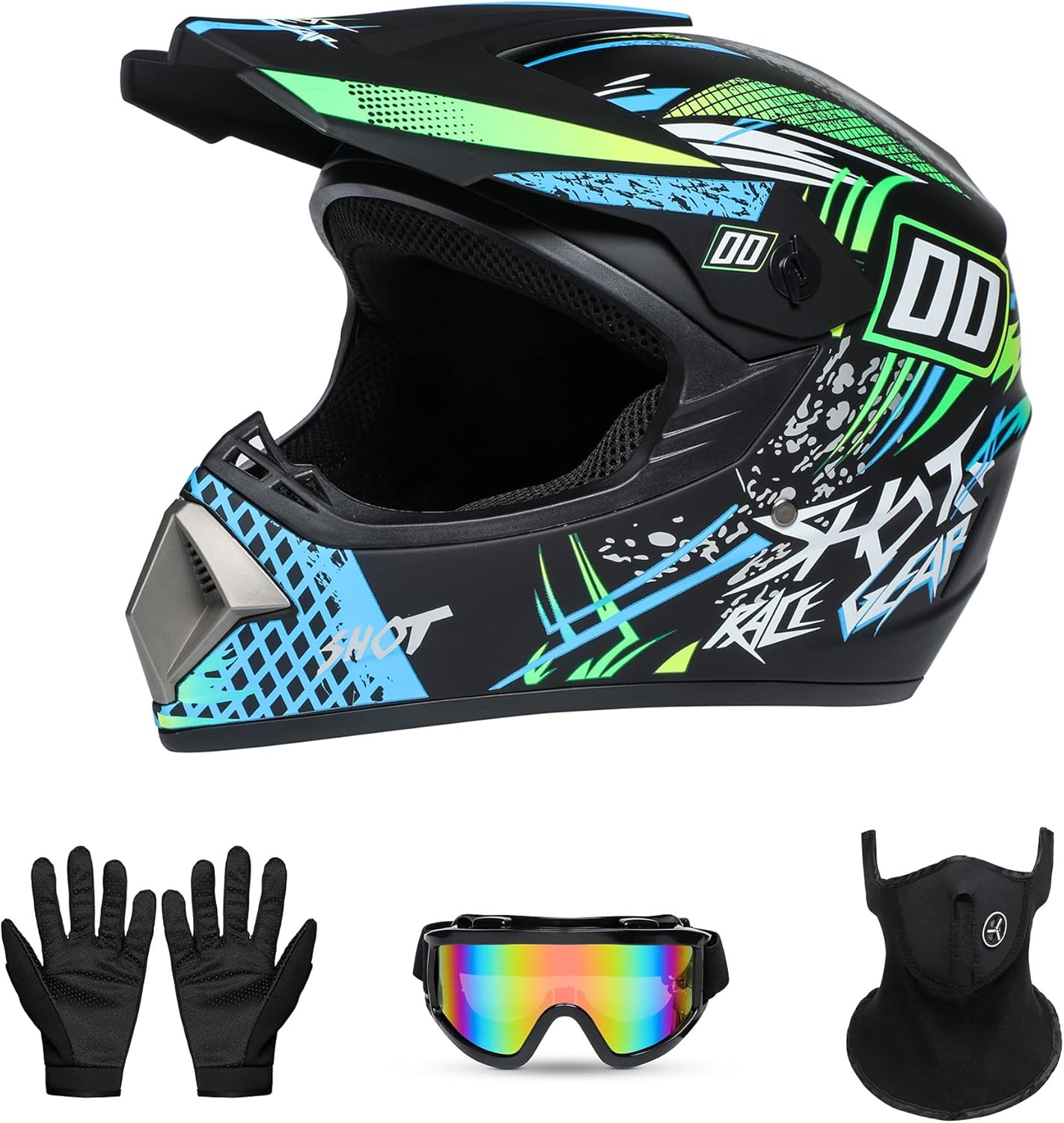 Youth Motocross Helmet - Safe, Comfortable, and Lightweight