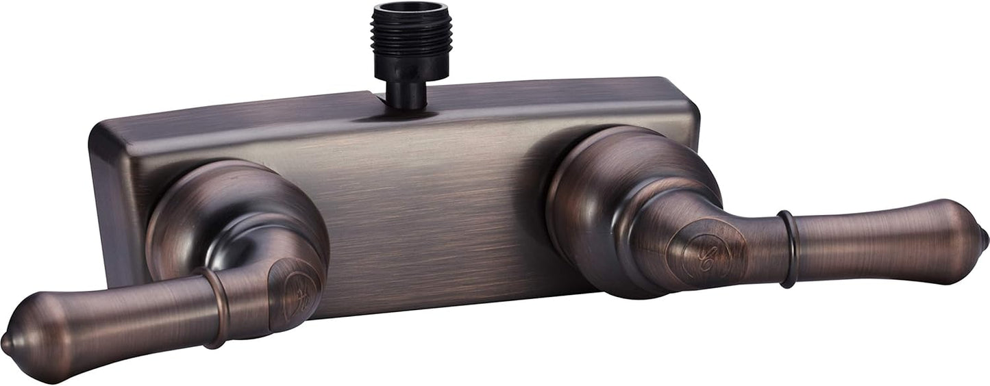 Dura Faucet RV Shower Faucet Valve Diverter with Easy Turn Handles