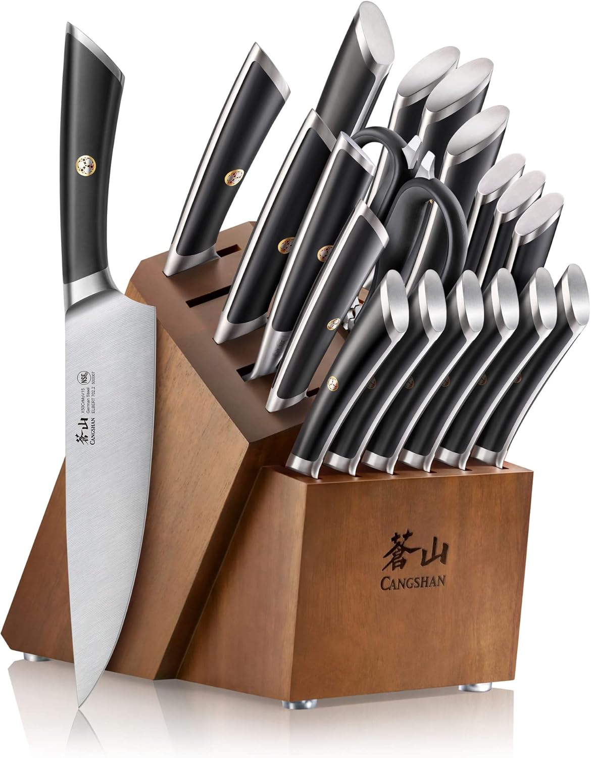 Cangshan ELBERT Series German Steel Knife Block Set Review