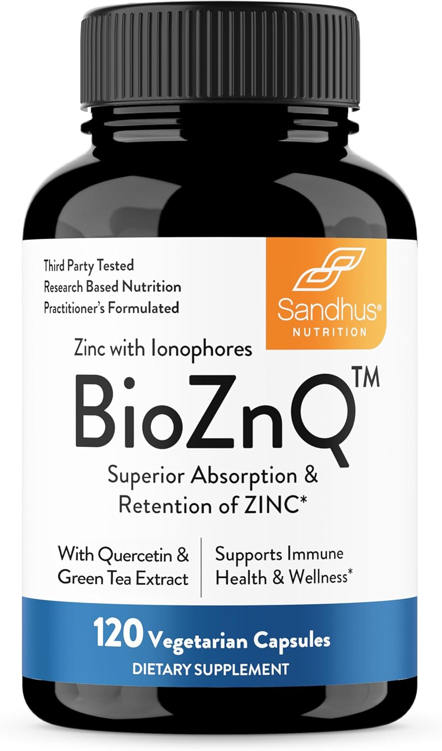 Zinc Supplement with Ionophores for Immune Support and Wellness