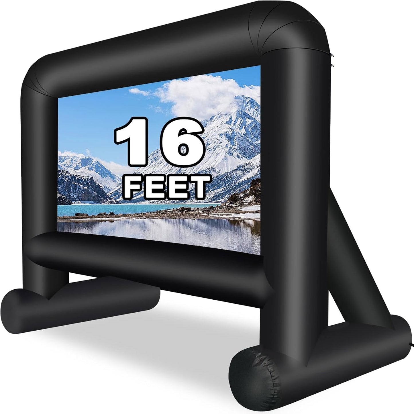 16ft Inflatable Movie Screen for Outdoor Movie Nights and Parties